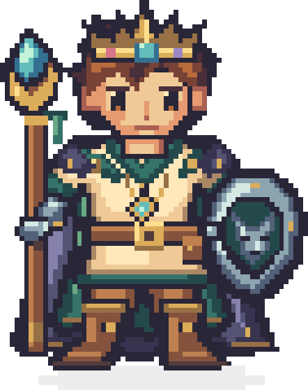A To Do Life hero in full late-game equipment
